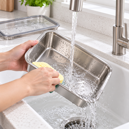 Recipiente Premium De Acero Inoxidable 304 · 2500 ml