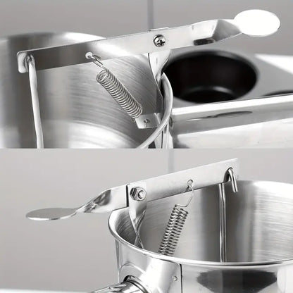 Dispensador De Masa De Acero Inoxidable Con Mango Y Soporte
