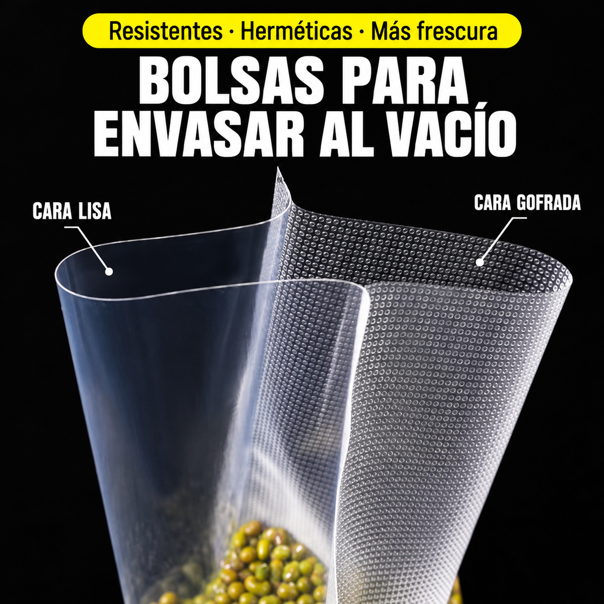 Selladora Al Vacío Para Alimentos Para La Conservación Prolongada De Alimentos - Incluye 100 Bolsas Al Vacío Gratuitas