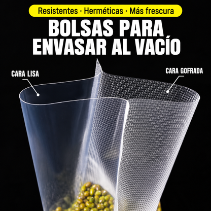 Selladora Al Vacío Para Alimentos Para La Conservación Prolongada De Alimentos - Incluye 100 Bolsas Al Vacío Gratuitas