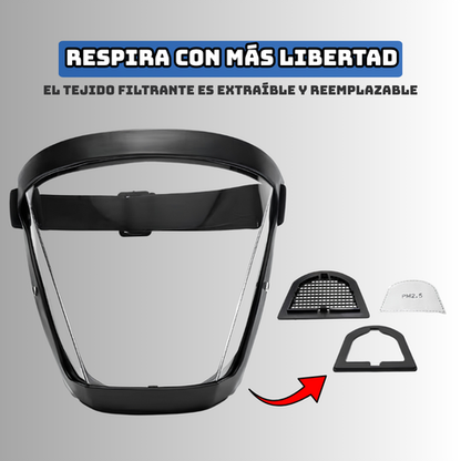Protector Facial Integral Multiuso - La Protección Total Para Tu Rostro Con Un Diseño Ultraligero