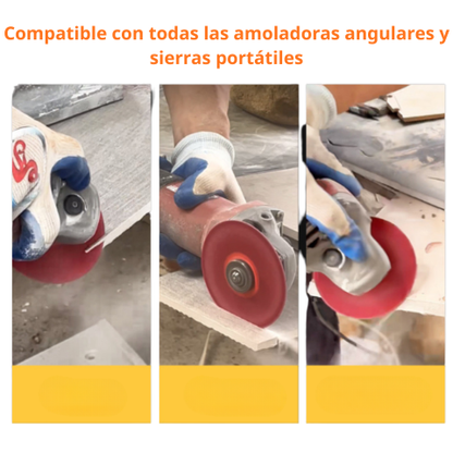 Disco diamantado 3 en 1 – corta, lija y da forma a todo tipo de materiales