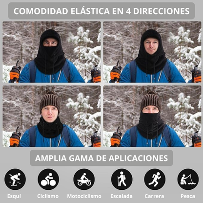 Mascarilla De Forro Polar - Protección Integral Cálida, Transpirable Y Cómoda Para Hombres Y Mujeres En Climas Fríos