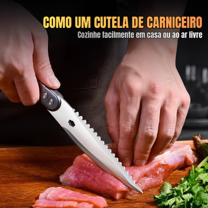 Tijeras Desmontables Para Cortar Huesos De Pollo, Tijeras De Cocina Multifuncionales De Acero Inoxidable, Afiladas Y Resistentes (Color Plata)