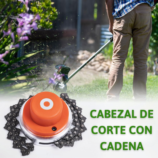 Cabezal de corte con cadena – Potente accesorio universal para desbrozadoras