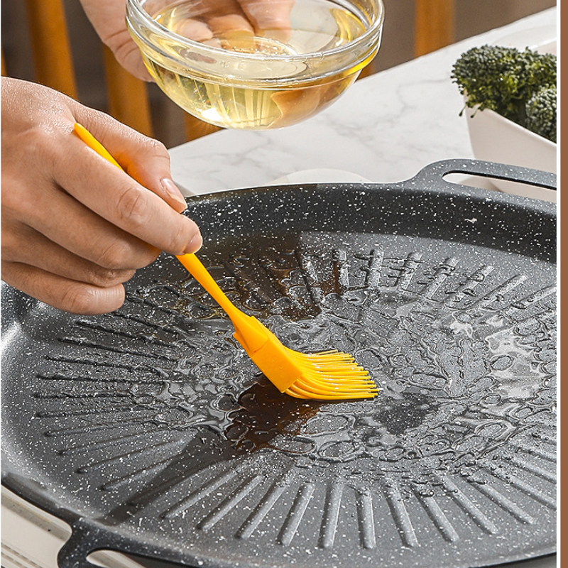 Sartén parrilla universal para cocina de gas, cocina de inducción y llama abierta