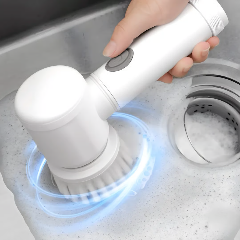 Cepillo Eléctrico 3 en 1 – Potente, Compacto y Fácil de Usar para la Limpieza del Hogar