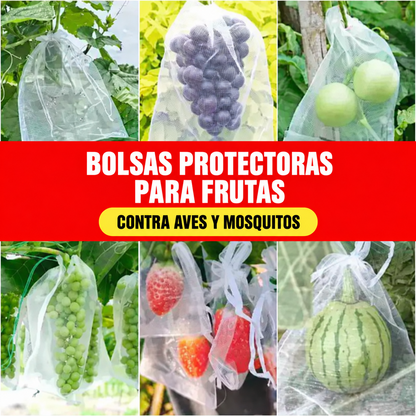 Sacos De Malla Transpirables Y Reutilizables Para Proteger Frutas Y Verduras – Protege Contra Insectos, Moscas De La Fruta Y Pájaros