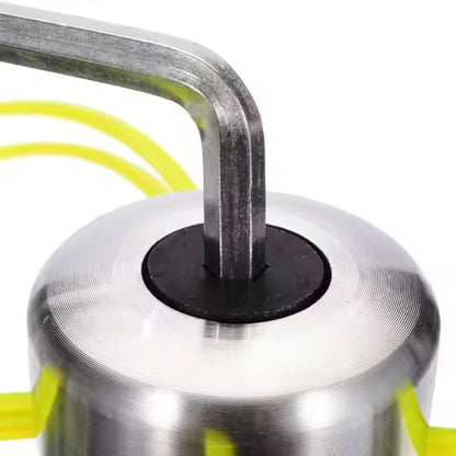 Cabezal de Corte de Césped de Aluminio Premium Compatible con Todo Tipo de Máquinas
