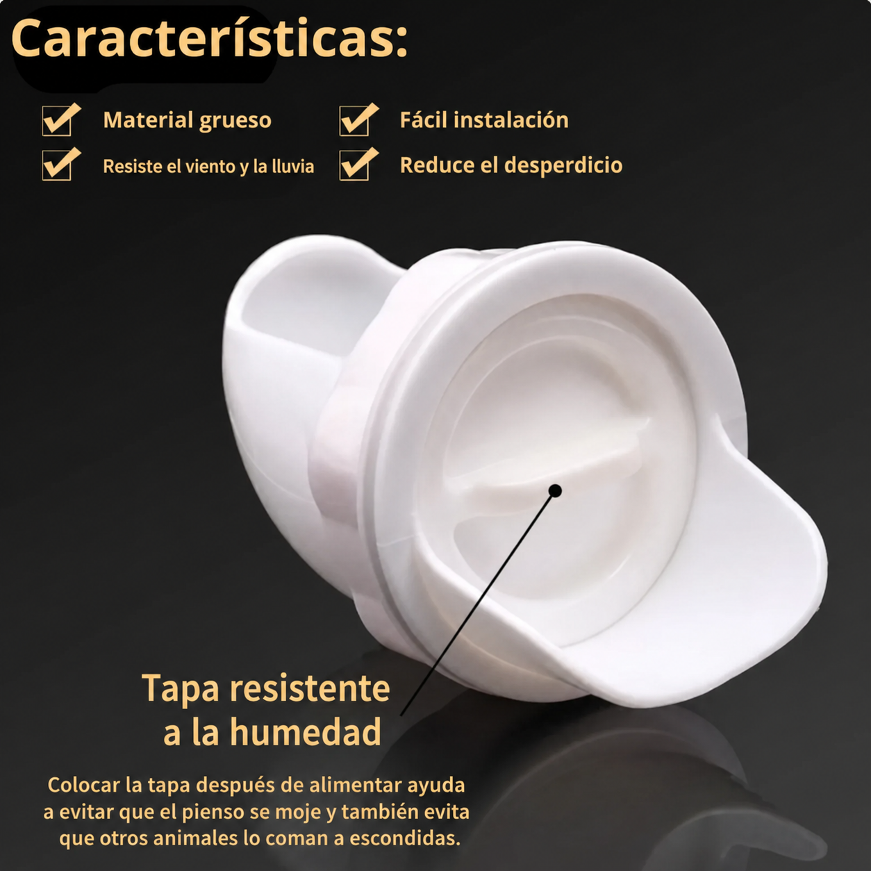 Puerta de alimentación automática para gallinas y patos, compatible con todo tipo de cubos — incluye sierra de corona