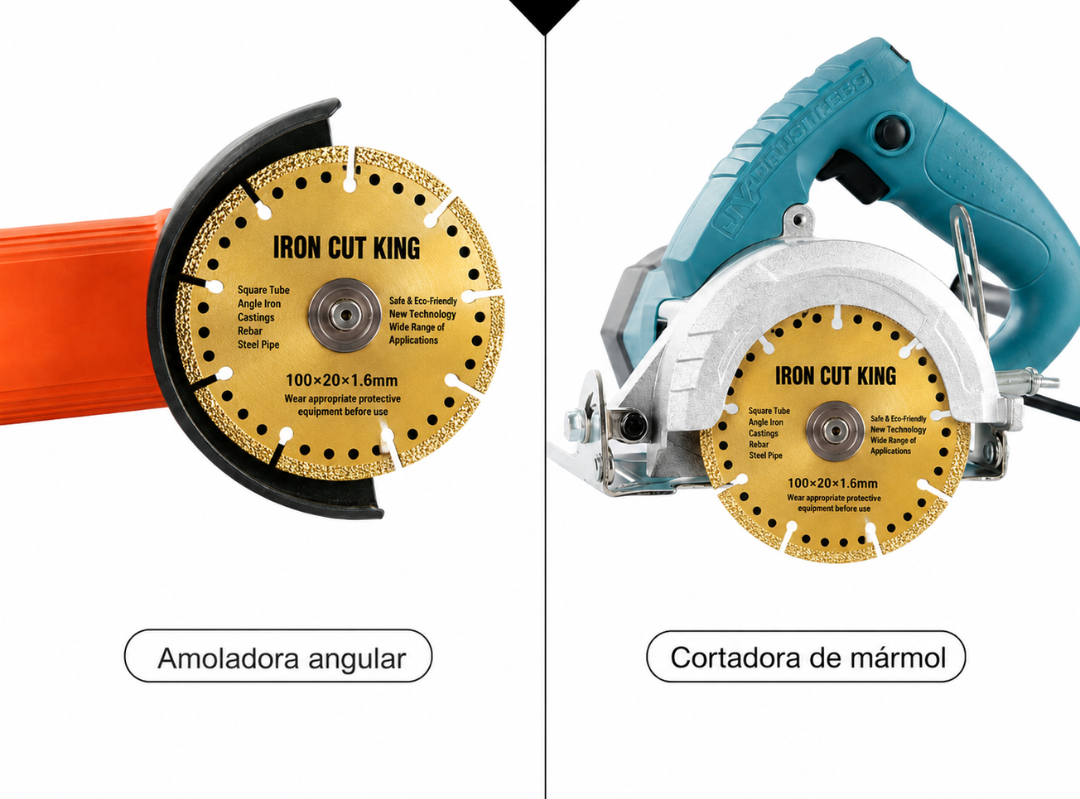 Corta hierro más rápido, con menos polvo y sin cambiar de disco constantemente