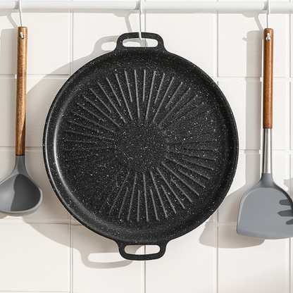Sartén parrilla universal para cocina de gas, cocina de inducción y llama abierta