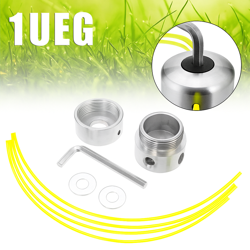Cabezal de Corte de Césped de Aluminio Premium Compatible con Todo Tipo de Máquinas