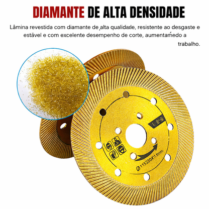 Disco de Corte Diamantado Multifunción 5 en 1 – Corte, Desbaste, Apertura de Ranuras, Modelado y Acabado de Superficies