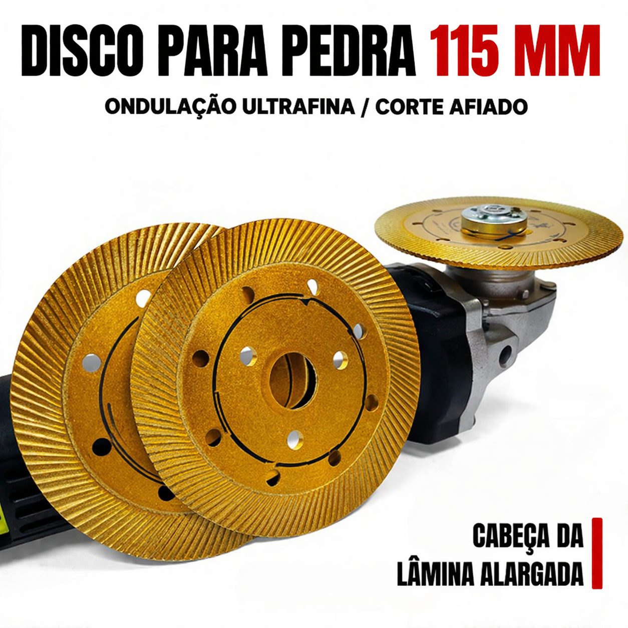 Disco de Corte Diamantado Multifunción 5 en 1 – Corte, Desbaste, Apertura de Ranuras, Modelado y Acabado de Superficies