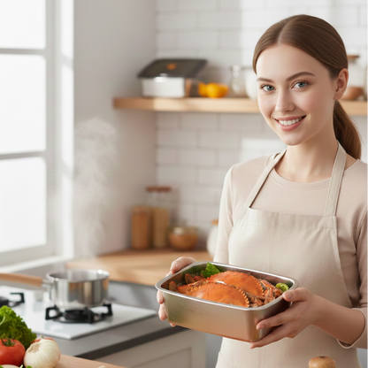 Recipiente para alimentos de acero inoxidable 316 con vacío – Frescura garantizada al 100%