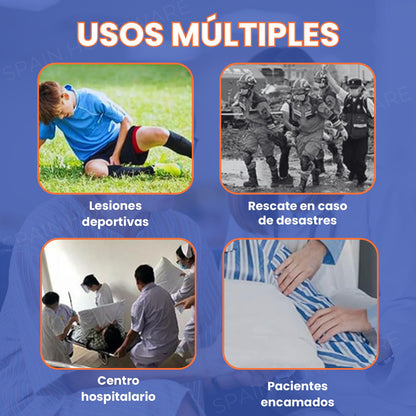 Tabla De Transferencia De Pacientes Con 6 Asas Reforzadas, Almohadilla Médica Multiusos Para Camas, Ancianos.