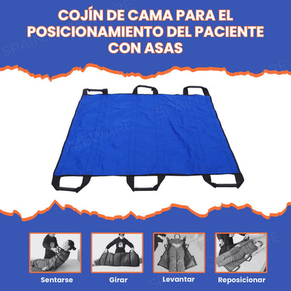 Tabla De Transferencia De Pacientes Con 6 Asas Reforzadas, Almohadilla Médica Multiusos Para Camas, Ancianos.