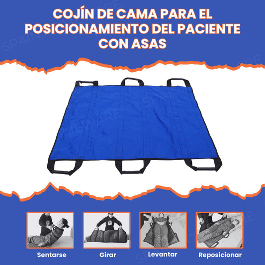Tabla De Transferencia De Pacientes Con 6 Asas Reforzadas, Almohadilla Médica Multiusos Para Camas, Ancianos.