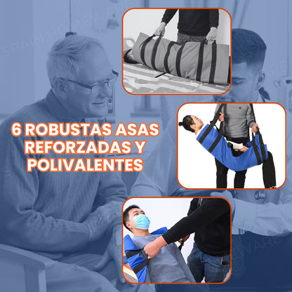 Tabla De Transferencia De Pacientes Con 6 Asas Reforzadas, Almohadilla Médica Multiusos Para Camas, Ancianos.