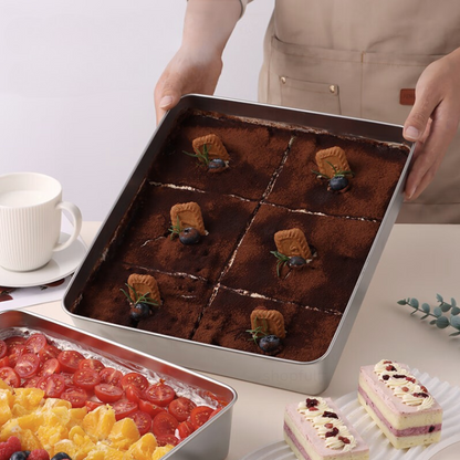 Cajas Para Tapa De Bandeja De Servicio De Acero Inoxidable (22x15x6cm)