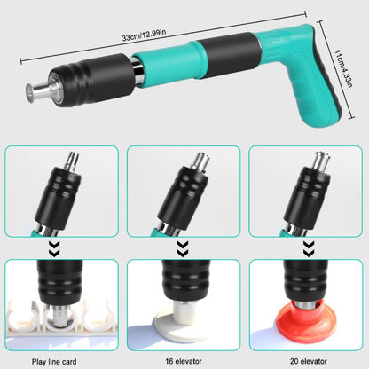 [10 piezas de clavos gratis] Pistola de clavos de pared Herramienta de fijación para la pared de cemento, pistola de clavos de hormigón, mini máquina portátil de disparar clavos, usado en la ganadería
