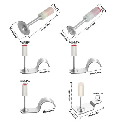 [10 piezas de clavos gratis] Pistola de clavos de pared Herramienta de fijación para la pared de cemento, pistola de clavos de hormigón, mini máquina portátil de disparar clavos, usado en la ganadería