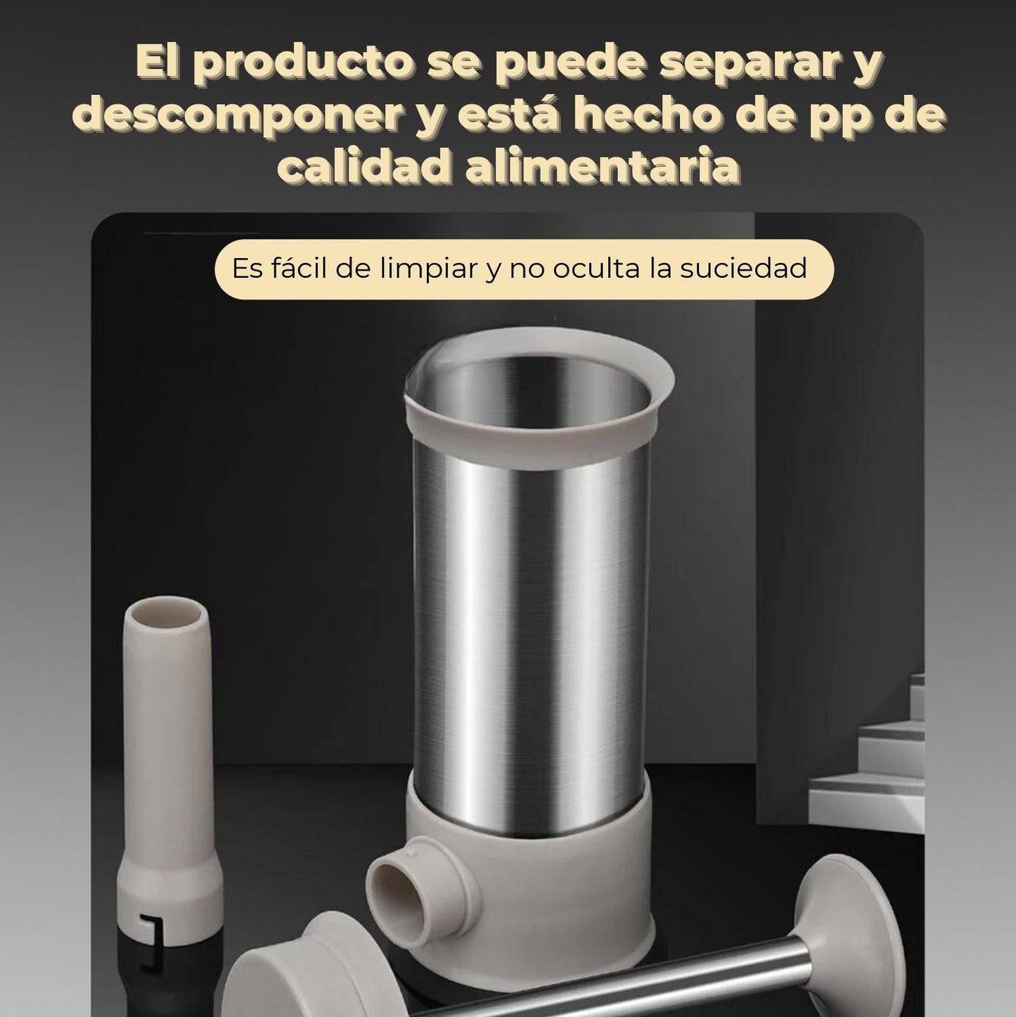 Práctica máquina de salchichas de acero inoxidable