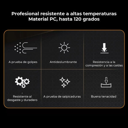 Nuevas Gafas de Soldadura Visera Completa Portátil Máscara de Soldadura Eléctrica Láser Escudo de Fuerte Luz Específico para Soldadores