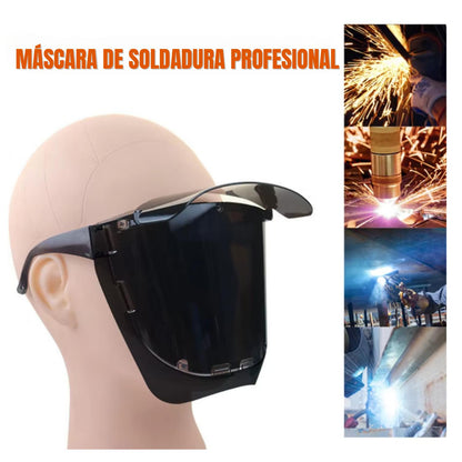 Nuevas Gafas de Soldadura Visera Completa Portátil Máscara de Soldadura Eléctrica Láser Escudo de Fuerte Luz Específico para Soldadores