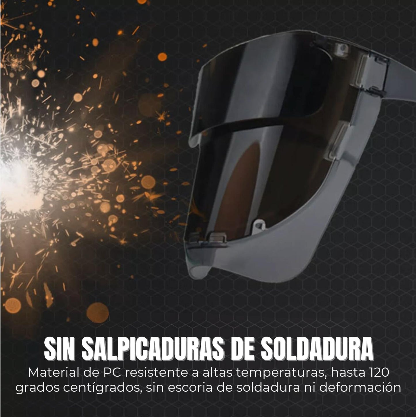 Nuevas Gafas de Soldadura Visera Completa Portátil Máscara de Soldadura Eléctrica Láser Escudo de Fuerte Luz Específico para Soldadores