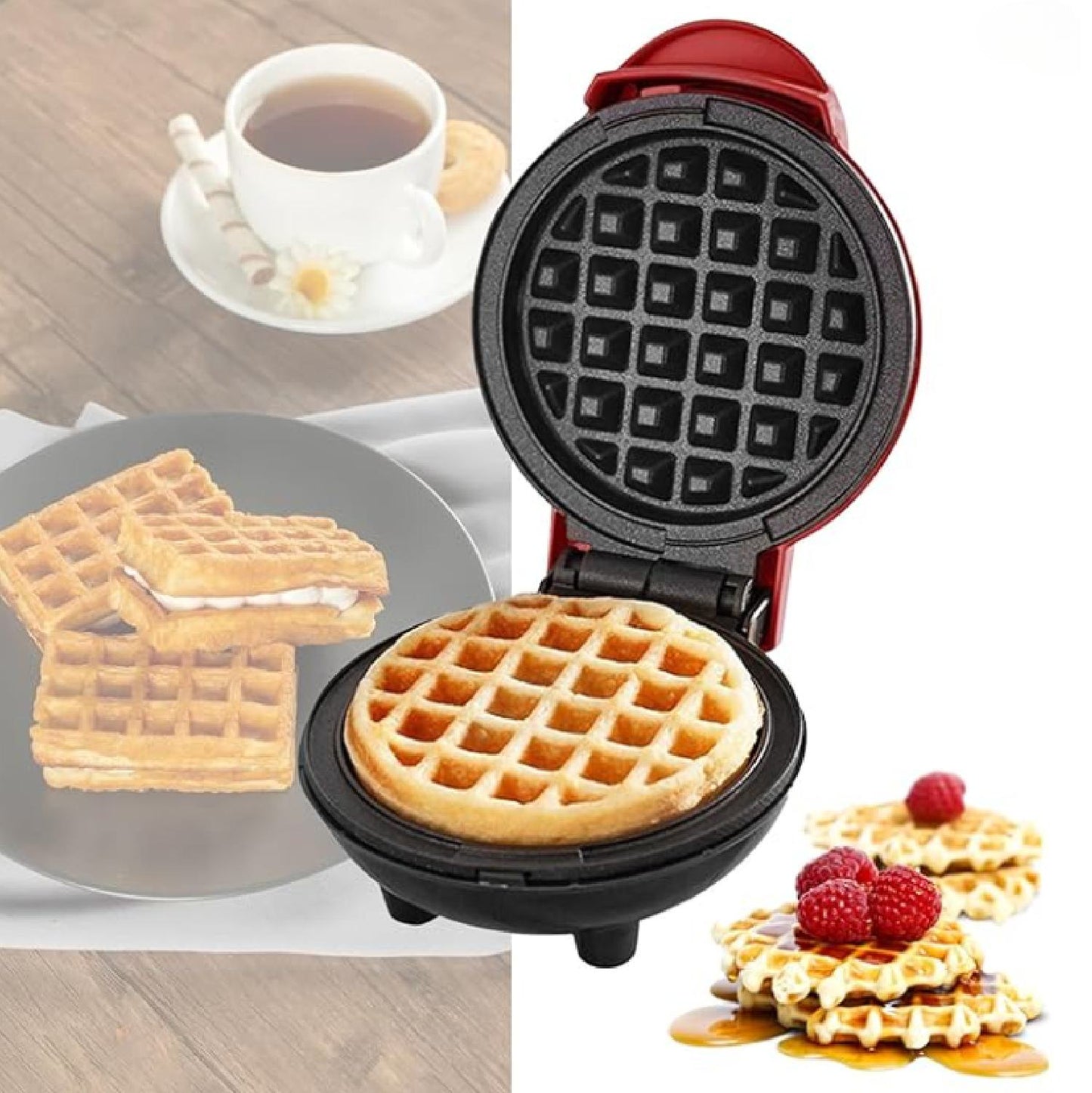 Máquina de Pancakes Doméstica, Mini Pastel de Horno, Máquina de Waffle