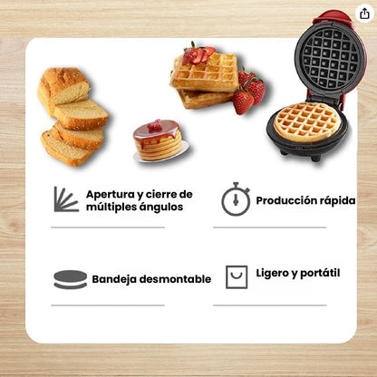 Máquina de Pancakes Doméstica, Mini Pastel de Horno, Máquina de Waffle