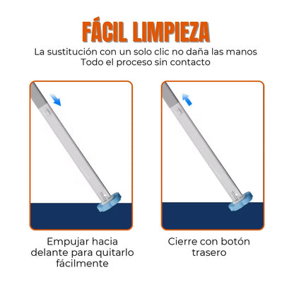 1 Juego De Escobillas Desechables De Primera Calidad Con 12 Cabezales Eesechables