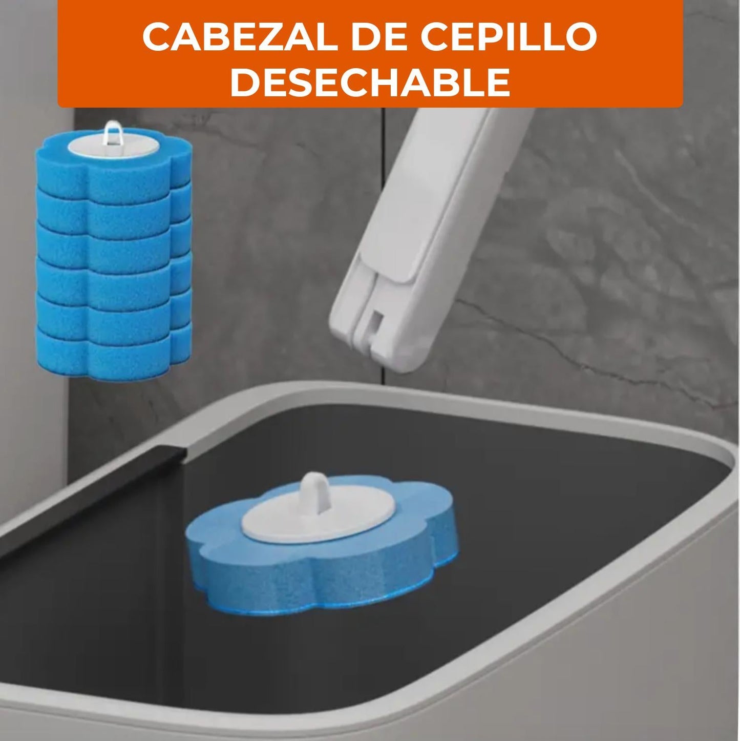 1 Juego De Escobillas Desechables De Primera Calidad Con 12 Cabezales Eesechables