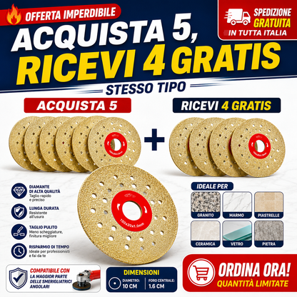 Disco diamantado multifunción de corte y desbaste premium