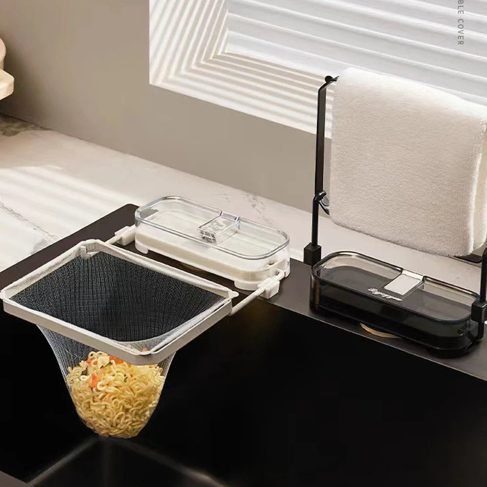 Ventosa soporte filtro fregadero sobras domésticas cocina desechable escurridor rejilla escurridor cocina