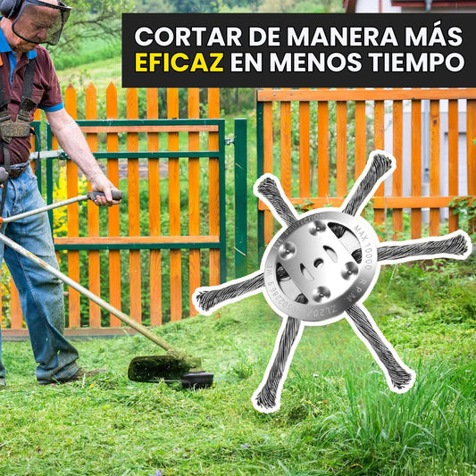 El Cabezal Del Cortacésped Tiene 6 Ramas Tejidas Con Alambre De Acero Resistente