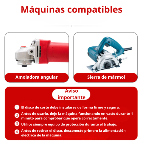 Disco diamantado 3 en 1 – corta, lija y da forma a todo tipo de materiales