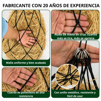 Red portaheno XL – Reduce hasta un 90 % el desperdicio de heno