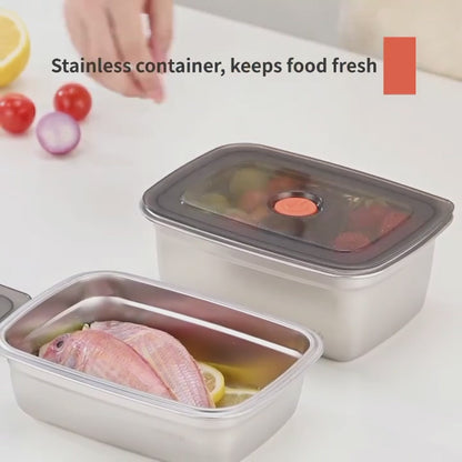 Bandeja de acero inoxidable 316 – Una solución segura y práctica para conservar los alimentos (19x14x6cm)