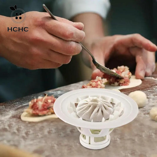 Máquina para hacer Baozi,Molde para hacer Dumpling Gadget de plástico para cocina Herramienta para preparar Bao Buns caseros Exploración culinaria