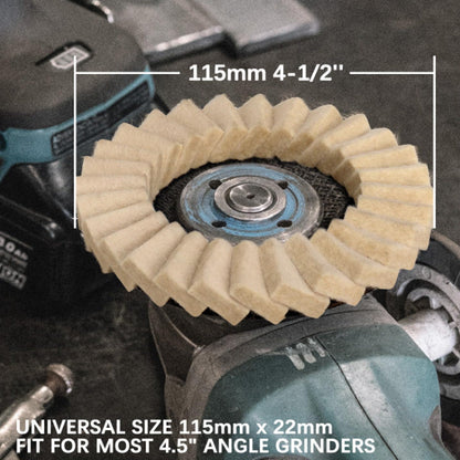 Disco Multifuncional para Pulir y Esmerilar – Pule y restaura superficies de hierro, acero, acero inoxidable, madera y vidrio