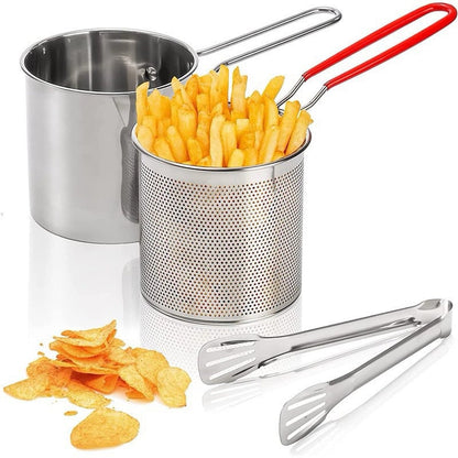[🎁 OFERTA ESPECIAL] Sartén Multifuncional De Acero Inoxidable 304, Sartén Con Filtro Para Ahorrar Aceite