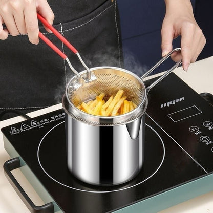 [🎁 OFERTA ESPECIAL] Sartén Multifuncional De Acero Inoxidable 304, Sartén Con Filtro Para Ahorrar Aceite