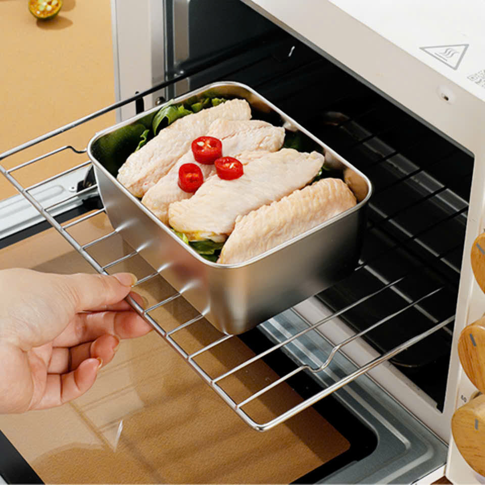 Caja de acero inoxidable 304 para alimentos – Compacta, hermética y duradera (13×10×5 cm)